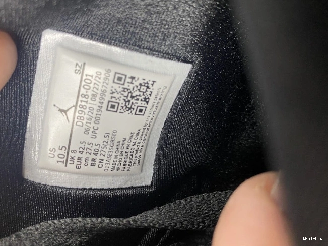 Rep TBkick 6 SD DB9818-001 (W) Retro Jordan Black Triple 0709